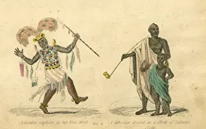 1834 Prints: Ashantee Captain and Cabossier