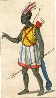 Arrows Prints: Ashanti native costume, West Africa