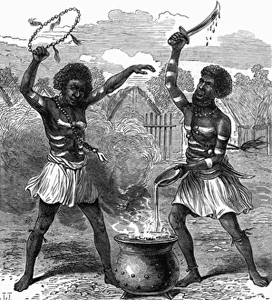 Images Dated 13th October 2016: Ashanti priests 1873