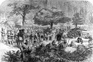 Secure Prints: The Ashanti War (1873-74) - British headquarters at Amoaful