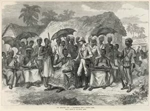 The Ashanti War (1873-74) - Conference with native king