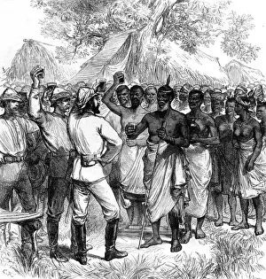 Secure Prints: The Ashanti War (1873-74) - Special Artist and native chief
