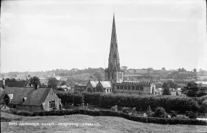 Greenery Prints: Ashbourne Church in Derbyshire