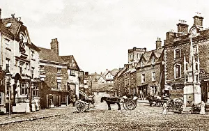 Ashbourne Market Place early 1900s