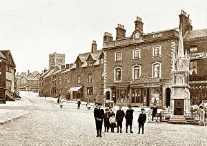 Ashbourne Prints: Ashbourne Market Place, Victorian period