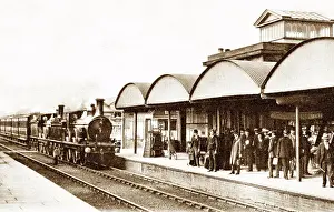Ashby-de-la-Zouch Midland Railway Station early 1900s