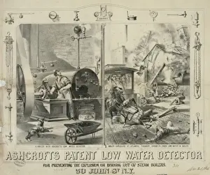 Ashcrofts patent low water detector for preventing the expl