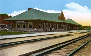 Ashtabula Collection: Ashtabula, Ohio, New York Central Railroad Freight Depot