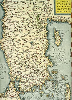 Ortelius Prints: Asia Minor / Natolia