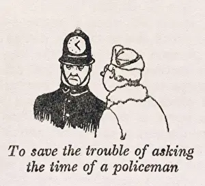 Recycling Prints: Asking policeman time / W H Robinson