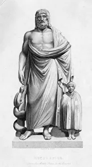 Aesculapius Gallery: ASKLEPIOS - STATUE