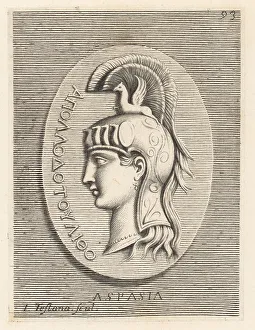 Orator Prints: Aspasia, famous for her relationship with the statesman Pericles