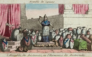 Assemblee Collection: Assemblee des Capucins l Assemblee des aristocrates, ou l ha