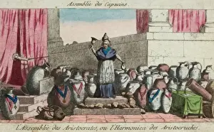Assemblee des Capucins l Assemblee des aristocrates, ou l ha