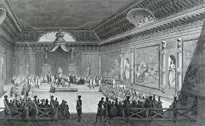 Engravings Gallery: Assemblee des Notables Presided over by Louis XVI
