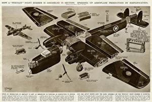 Speeding Gallery: Assembling the Whitley night bomber by G. H. Davis