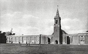Addington Gallery: Assembly Hall and Chapel Tower at Russell School, Addington