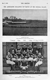 Images Dated 19th June 2018: Association Challenge Cup match at the Crystal Palace 1895