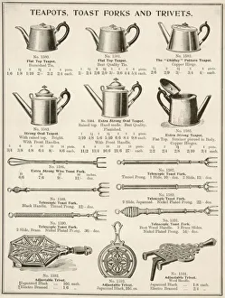 Forks Gallery: An assortment of teapots, toast forks and trivets