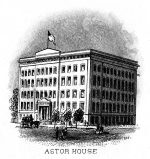 Astor Prints: Astor House, New York City, USA