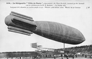 Airships Gallery: Astra Ville de Paris Dirigible Airship in 1908