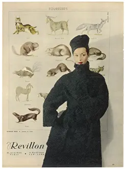 Mysterious Prints: Astrakhan Coat & Hat
