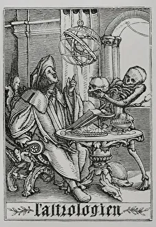 Mort Prints: The Astrologer. Profession that foresees death
