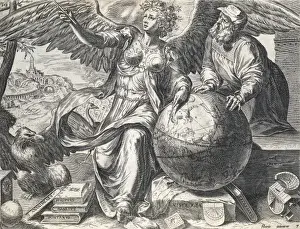 Antwerp Prints: The Astrology (allegory). Cornelis Cort engraving