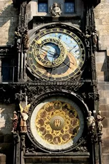 Images Dated 20th August 2011: The Astronomical Clock in Prague, Czech Republic