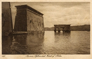 Pylon Gallery: Aswan, Egypt - Pylon of the Temple of Isis