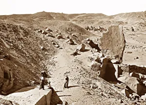 Aswan Prints: Aswan Quarries