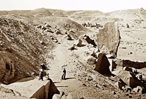 Aswan Quarry, Egypt, Victorian period