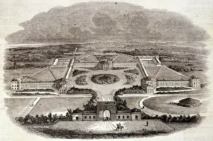 Asylums Prints: Asylum at Hanwell 1843