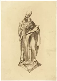 Athanasius with Book