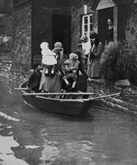 Venetian Collection: Athelney in Somerset, the most flooded village in England