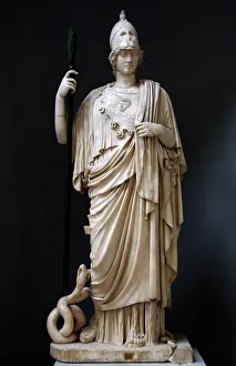 Images Dated 9th April 2009: The Athena Giustiniani. Roman copy of a Greek statue of Pall