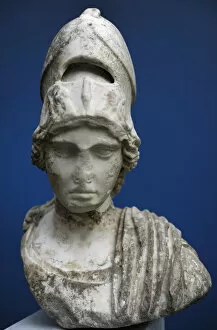 Athena. Statue. Goddess of Wisdom and War. From Rome 2nd