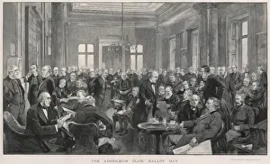 Ballot Prints: The Athenaeum Club on ballot day