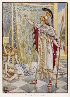 Athene & Spider Arachne