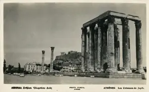 Athens, Greece - The Columns of the Temple of Jupiter