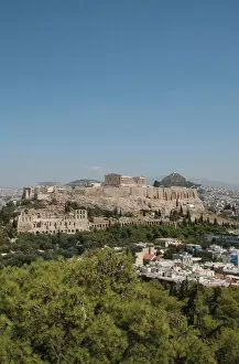 Images Dated 23rd August 2005: Athens. Panoramic view of the Acropolis