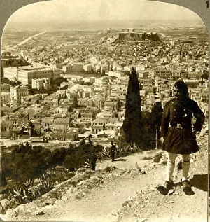 Underwood Prints: Athens, south-west from Lykabettos