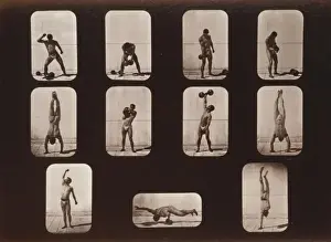 Athletes. Posturing