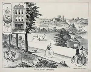 Farthing Prints: Athletic sports