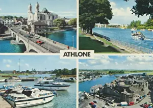 Multi View Prints: Athlone, Multi-View (boating), Republic of Ireland