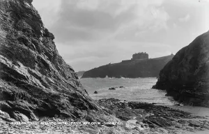 Cove Prints: Atlantic Hotel from Spy Cove