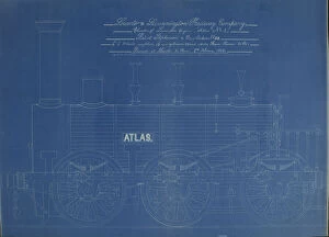 Images Dated 13th January 2020: Atlas engine by Robert Stephenson & Co