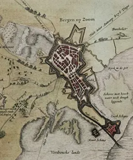 1635 Prints: Atlas Novus, 17th c Map of Low Countries