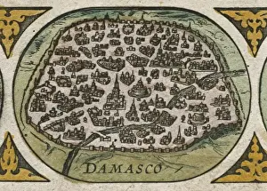 1635 Prints: Atlas Novus. Asia, 17th c Damascus