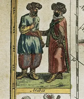 1635 Prints: Atlas Novus. Asia. Arabian people, 17th c